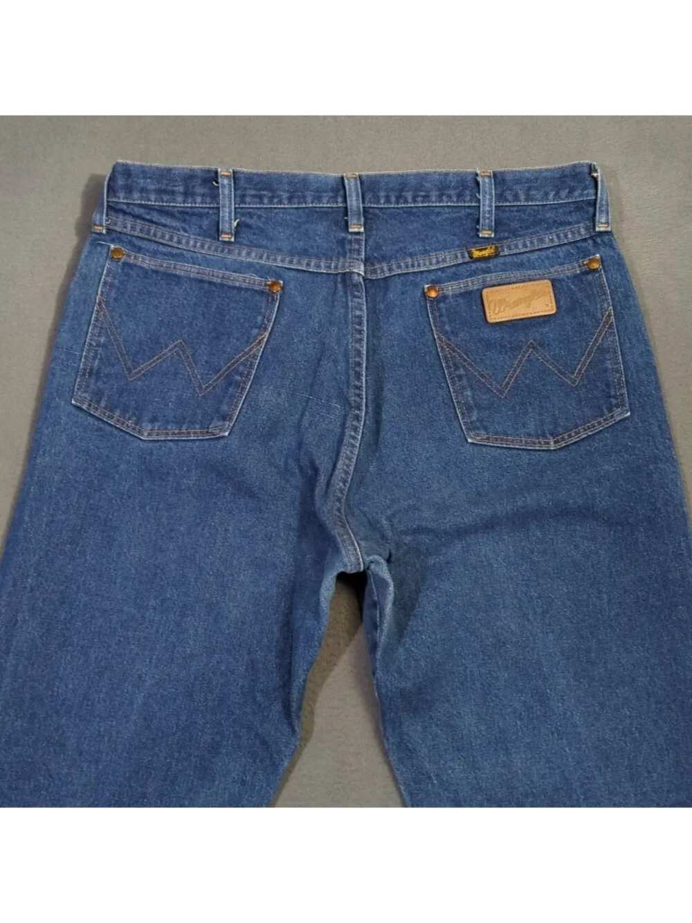 Wrangler VTG Jeans Men's 38x34 Fits 35x32 Blue 13MWZ Cowboy Cut Western USA Made